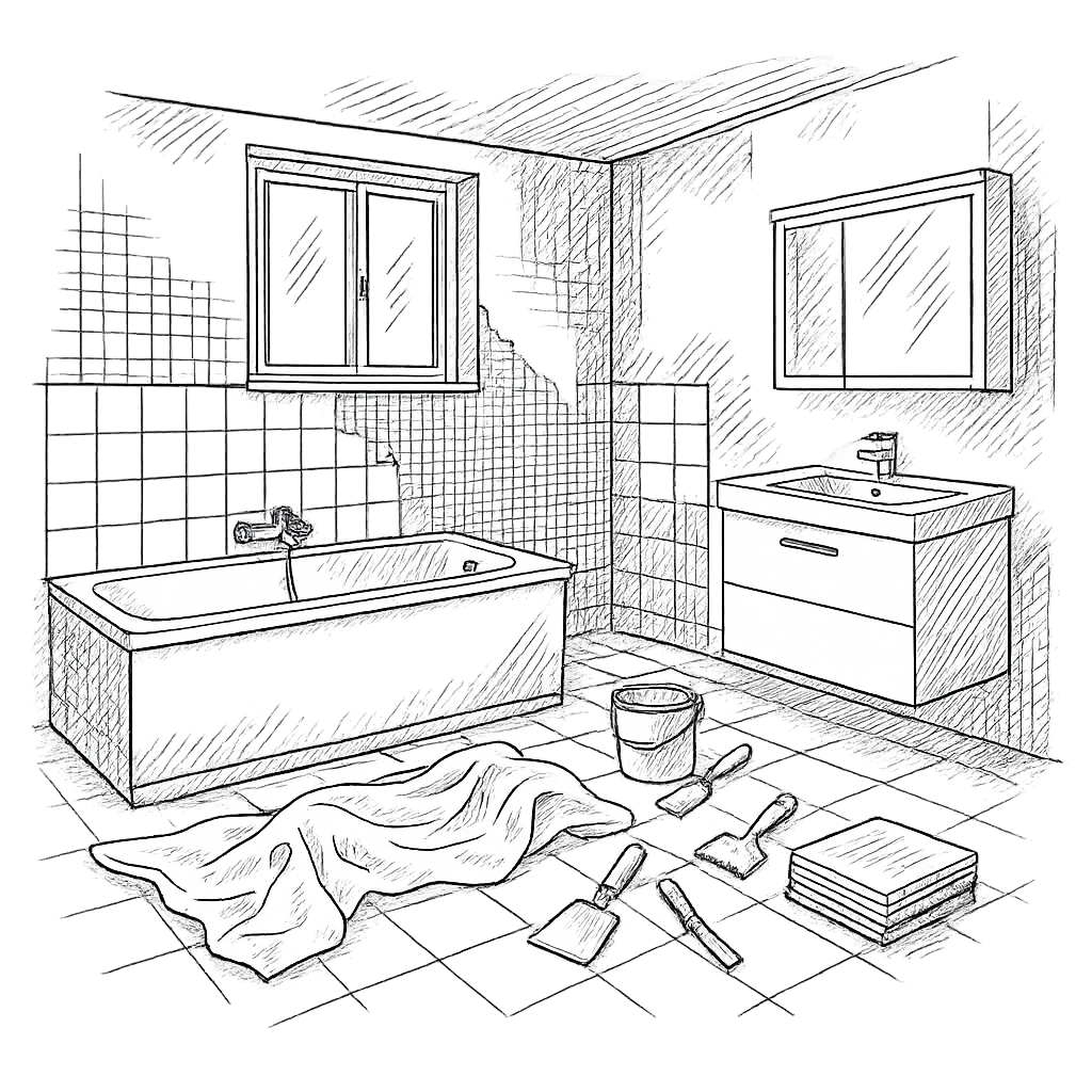 Faïence salle de bain à Rennes — ZPTOP